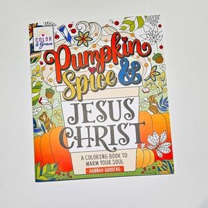 Pumpkin Spice & Jesus Christ Adult Coloring Book